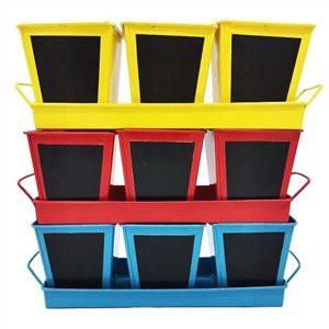 Metallist taimepottide ruut kandikuga